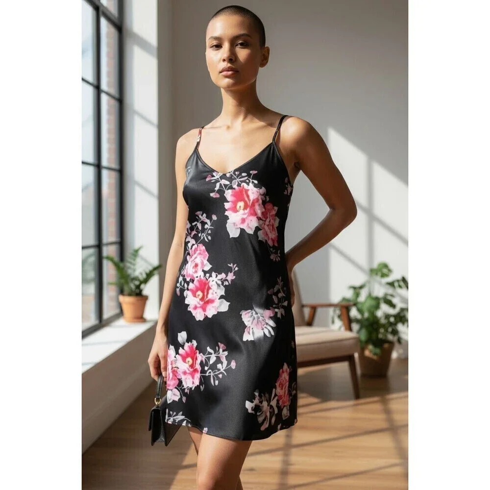 Honey Punch‎ XS Floral Slip Dress 90s Boho Y2K Cottagecore NWT D25 Excellent